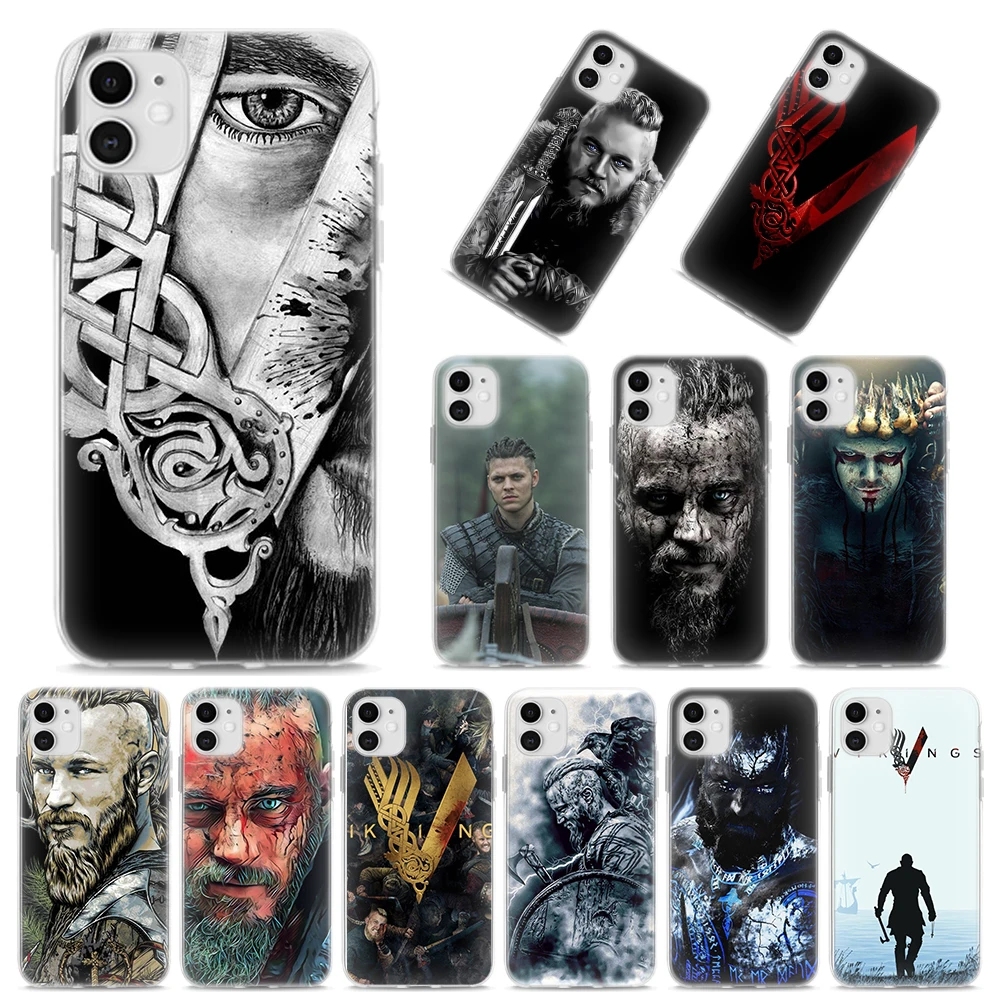 Силиконовый чехол для iPhone X XR XS MAX 11 Pro 7 8 Plus 6 6S 5S SE мягкий серии Викинги | Мобильные