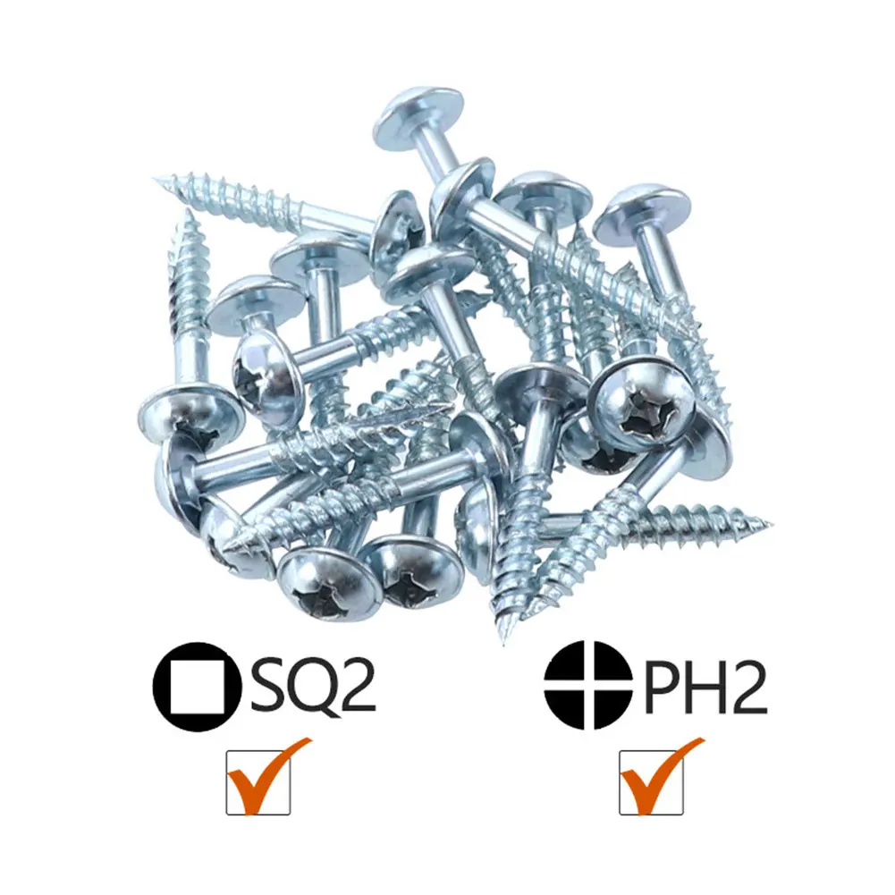 100 шт./компл. аппаратные средства деревообрабатывающий крест косой отверстие ремонт джиг высокая прочность инструменты самонарезающие вручную серебряные домашние винт