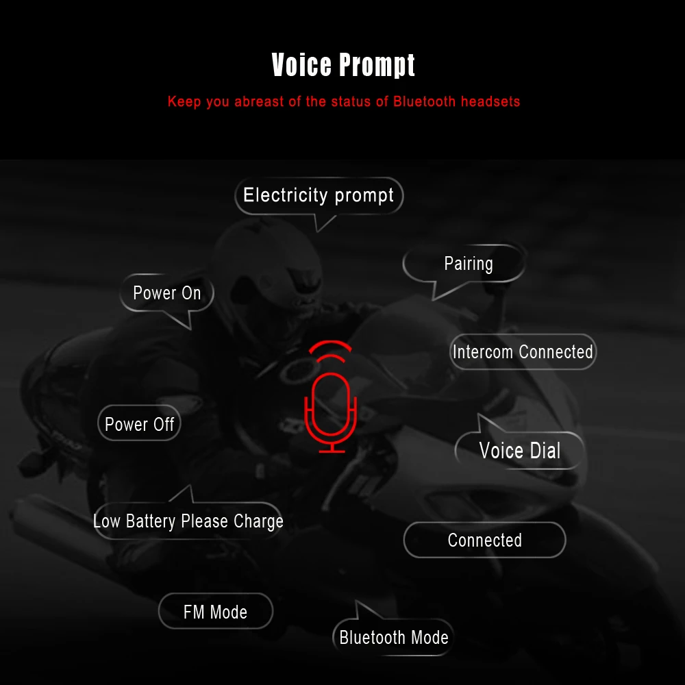 MAXTO мотоциклетный шлем Bluetooth гарнитура M2(подключение с любой марки bluetooth гарнитура/1000 м/FM/6 гонщиков говорящих