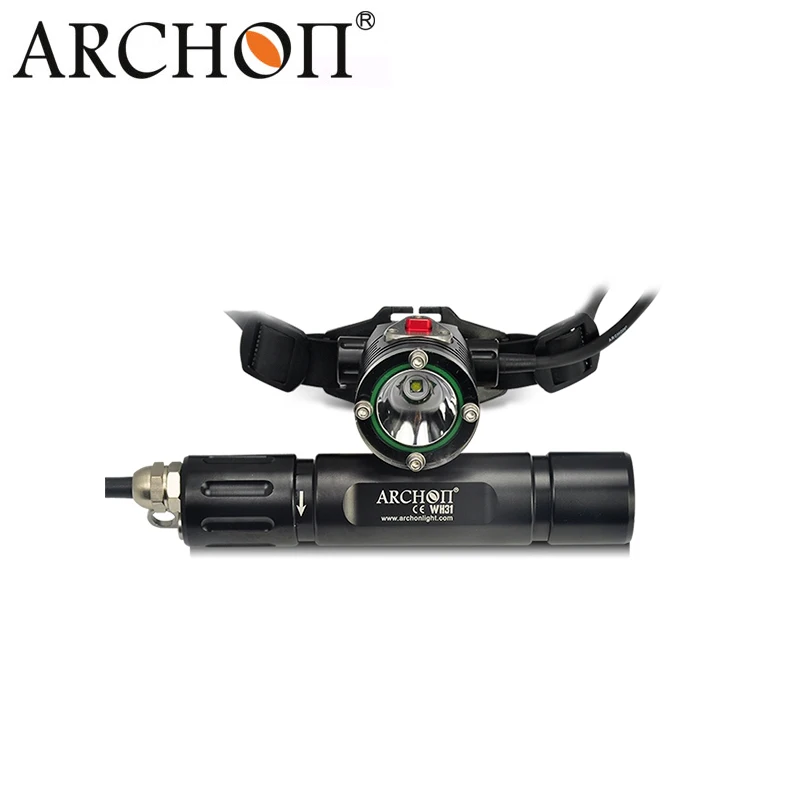 Archon DH25 WH31 налобный фонарь Cree XM L U2 канистра Подводное плавание с аквалангом