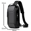 SUUTOOP-Bolso cruzado multifunción Oxford impermeable para hombre, antirrobo, Bolsa Bandolera de pecho ► Foto 2/6