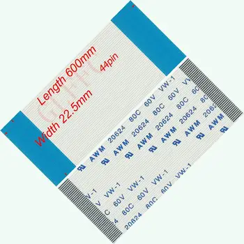 

44pin 0.5pitch 600mm-1000mm A-type Flexible Flat Cable FFC awm 20624 ROHS for TTL LCD DVD Computer