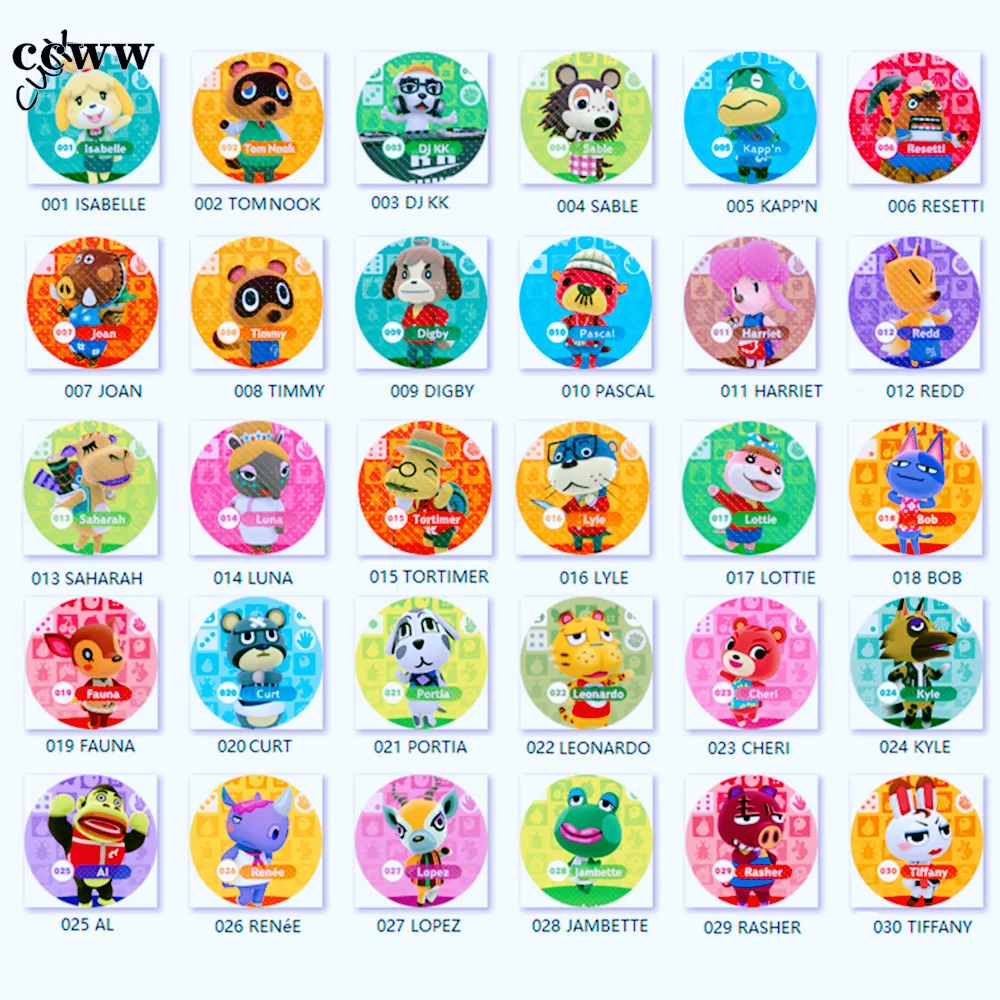 Series1-001-030-Hot-Sale-High-Quality-NS-Switch-3DS-Game-Animal-Crossing-Amiibo-Villager-New
