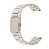 Silver Heavy Strap Brushed Solid Stainless Steel Watch Bands 18mm 20mm 22mm ► Photo 1/5