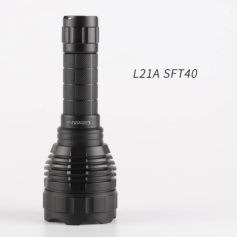 Convoy L21a With Sft40 8a Driver 12groups Flashlight Torch Flashlights Torches Aliexpress