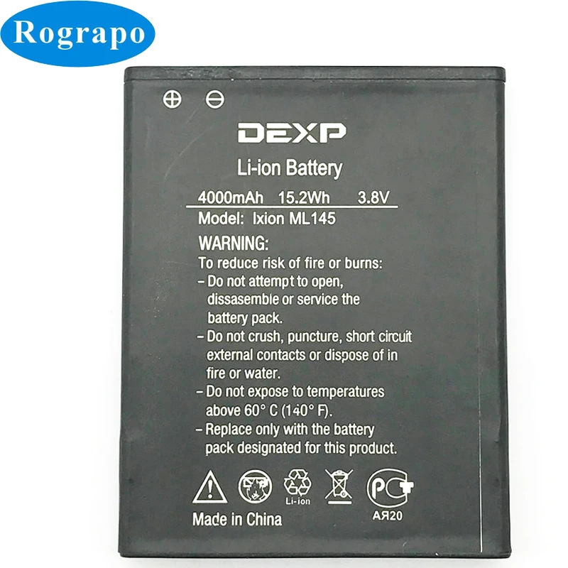 НОВЫЙ 4000mAh Ixion ML145 Сменный аккумулятор для DEXP Snatch SE мобильный телефон