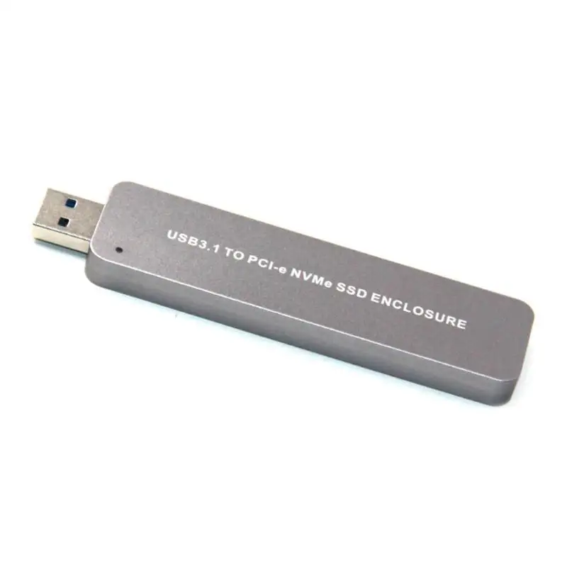 Type-A to M.2 NVME SSD корпус из алюминиевого сплава M.2 M-Key твердотельный накопитель адаптер мобильный чехол для 2242/2260/2280