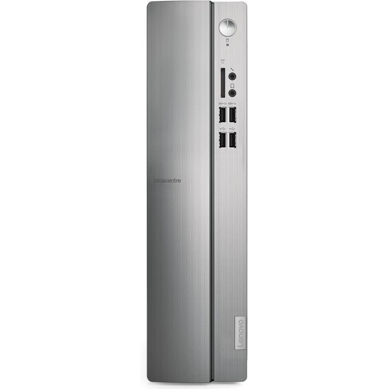 ПК Lenovo IdeaCentre 310S-08ASR SFF A9 9425/8Gb/1Tb 7.2k/R5/W10/черный/серебристый