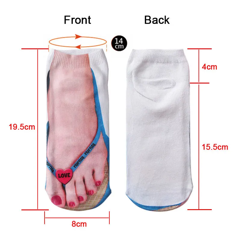 Рисунок 6 - Женские короткие носки с забавным