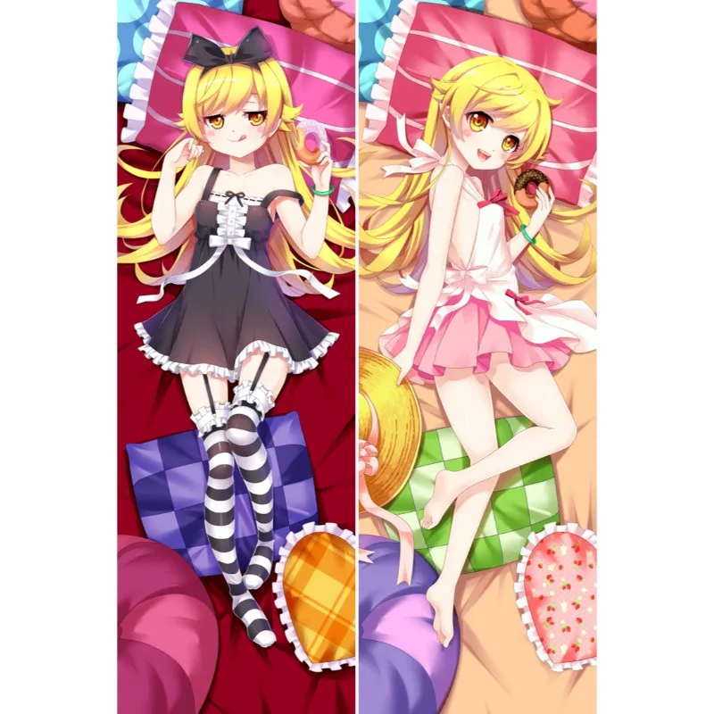 Аниме Bakemonogatari Ошино Синобу сексуальная девушка декоративная наволочка для подушки обниматься тела Чехол отаку постельные принадлежности Подушка «Dakimakura» чехол