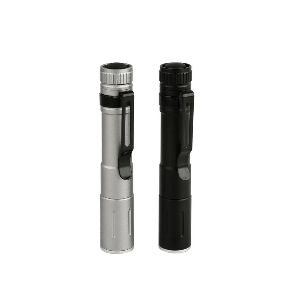 

Mini Portable Flashlight Pocket Q5 Waterproof LED Light Torch Flash Light AAA Battery Camping Outdoor Reading Working Pen Clip