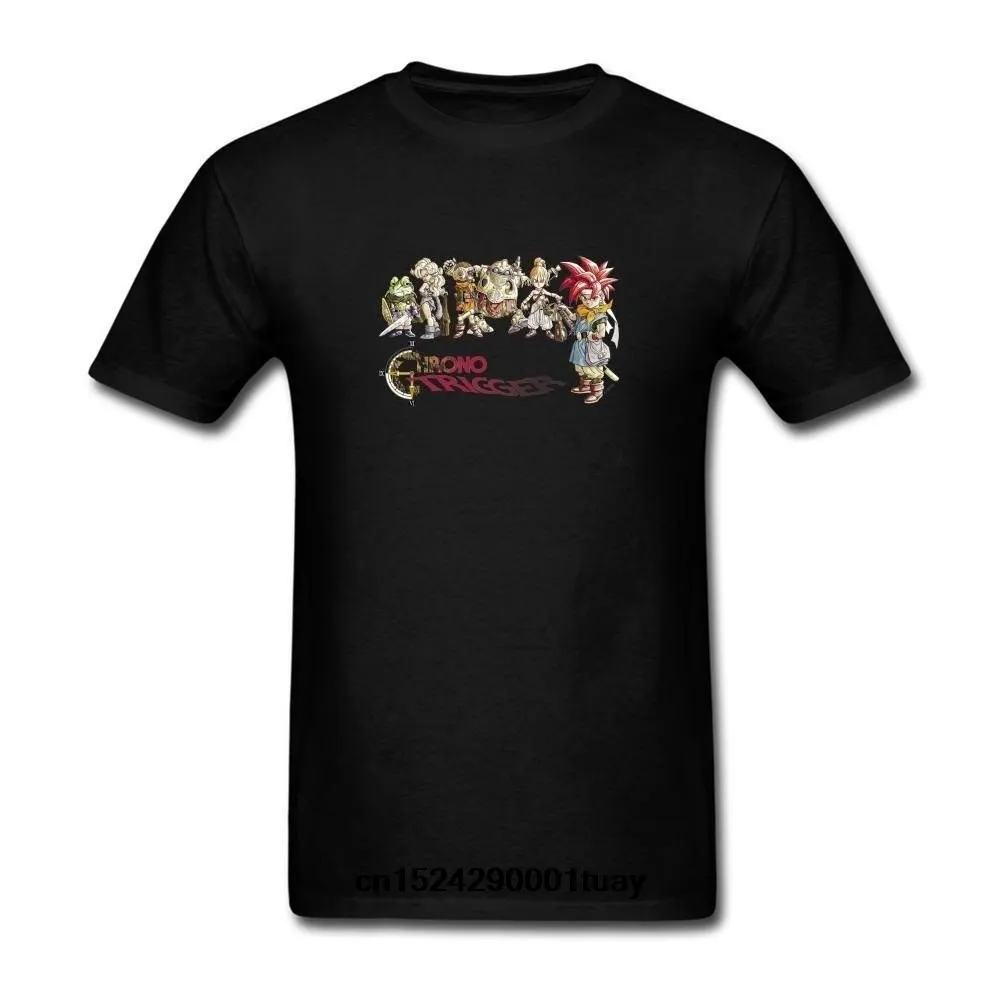 Chrono Trigger Logo модная летняя мужская футболка с коротким рукавом | Мужская одежда