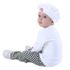 Baby Chef Costume Set Infant Halloween Fancy Dress Outfit Toddler Cosplay Pilot Skeleton Pumkin Carnival Party Clothes 3PCS ► Photo 2/6