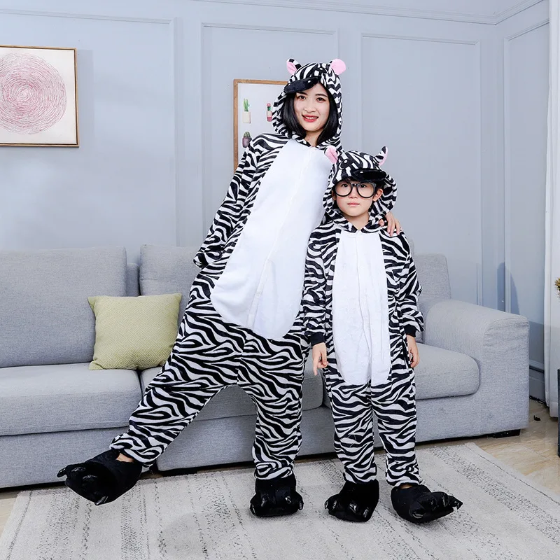 Children's Clothing Set Boys Sleepwear Clothes Kids Unicorn Panda Pajamas Set Baby Girls Flannel Cartoon Onesies Winter Pyjamas top Sleepwear & Robes Sleepwear & Robes