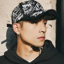 Бейсбольная кепка с граффити для мужчин и женщин, повседневная мультяшная уличная бейсболка, солнцезащитная Кепка s, модная кепка с длинным поясом,, Прямая поставка