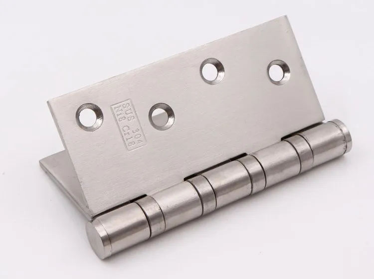 

Hinge 304 Stainless Steel Widened Thick 4-Inch 5-Inch Large Hinge Wooden Doors Folding Page Flat Open Hinge 5X4X3