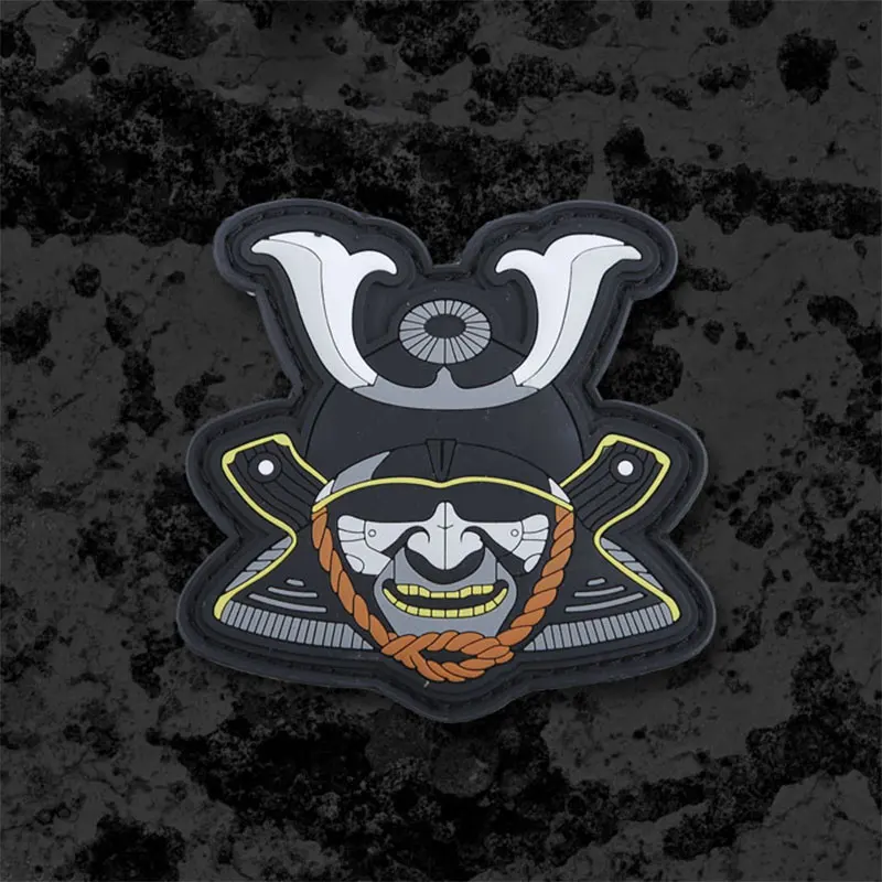 1 шт. ПВХ военные патч японский Броня Самурай тактическая повязка на руку для