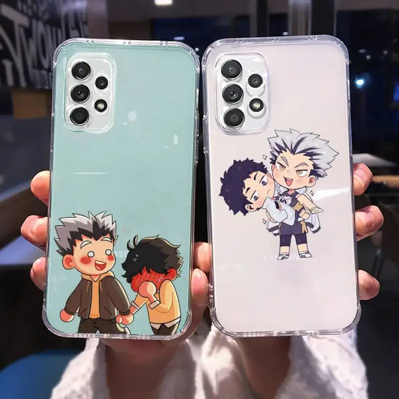Anime Oya Haikyuu Love Volleyball Phone Case For Samsung A 51 50 52 12 21s 31 40 70 71 note S 20 10 21 ultra plus fe clear case | Мобильные