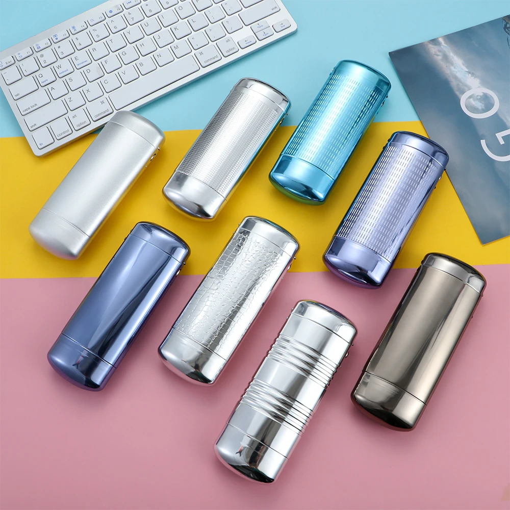 

1Pcs Superior Aluminum Glasses Case Hard Metal Capsule Flip Top Glasses Box Holder Spectacle Case Eyeglasses Eyewear Protector
