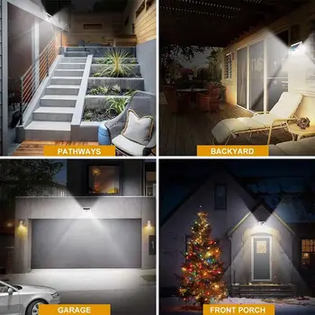 

Solar Power Sensor Light Outdoor Solar Light Wall Light Walkway Lights Waterproof 270° Wide Angle Street Lamp Durable