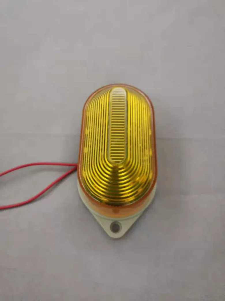 yellow 12V N-3051 световой индикатор стробоскоп предупреждающий сигнал лампа маленькие мигающие ламы охранная сигнализация 12 В 24 В 220 В светодиодный IP44 - Цвет: yellow 12V