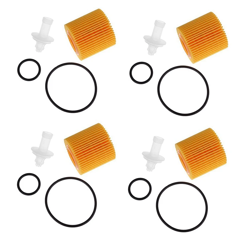 4PCS Engine Oil Filter 04152-YZZA6 for Toyota Prius Corolla Scion IM XD |