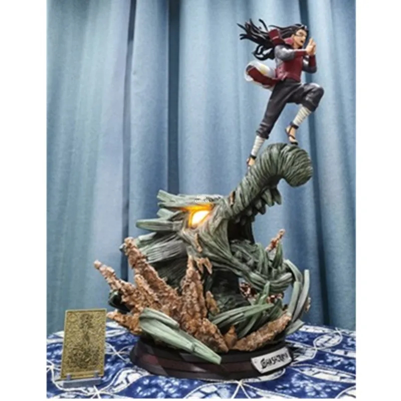 23 "Наруто статуя Сэндзю Hashirama бюст Shinobi No Kami полный Длина Портрет с светодиодный свет анимационная фигурка GK Ящик для игрушек 57 см V610