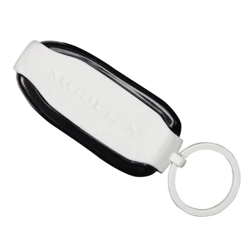 

Key Fob Cover Car Practical Portable Anti Scratch Silicone Soft With Ring Protective Dustproof Decoration For Tesla Model 3 S X