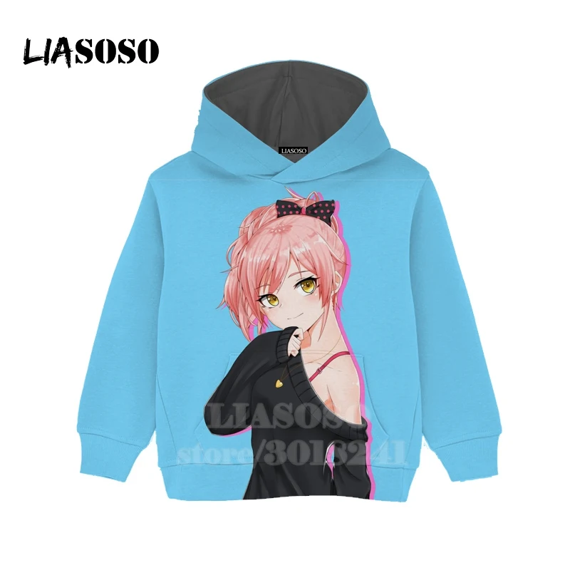 Children 3D Print Idol Master Cinderella Girl Hoodie Kids Anime Sweatshirt Boy Girl Long Sleeve Top Baby Teens Pullover B173-25 - Цвет: 11