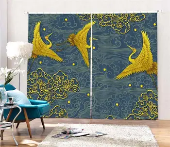 

customize window blackout curtain Creative home and garden top seller living room bedroom home decor curtains 3D high quality