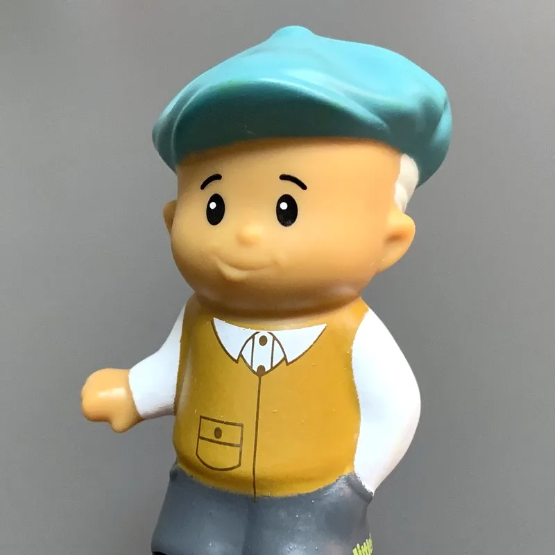 BIXE Fisher Little 2inch Mini People Farm Animal Cartoon Action Figures Toys Xmas Gift For Kids