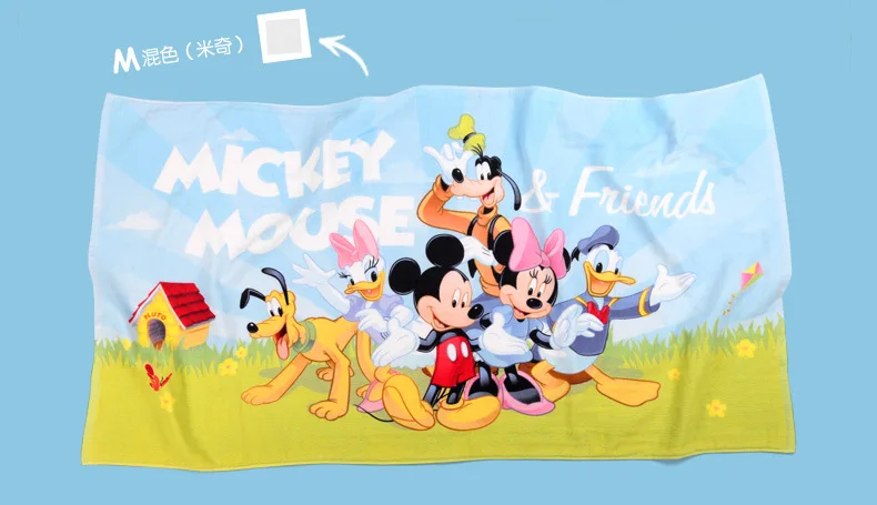 New Disney cartoon cotton gauze large bath towel baby child comfort hold cartoon easy to carry frozen Mickey mouse