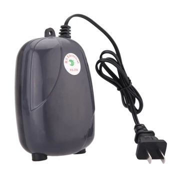 

Economical Ultra Silent Air Pump Aquarium Fish Tank Pond Pump Hydroponic Oxygen Pump 3/5W ds99