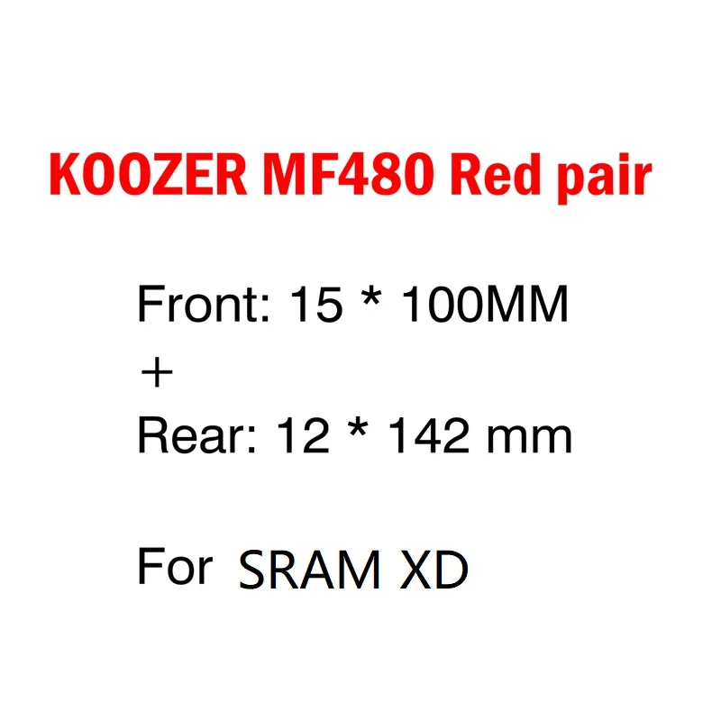 KOOZER 32H MTB концентратор 2/4 подшипники 24T трещотка QR быстрый выпуск через ось горный велосипед концентраторы для SHIMANO 8-11s SRAM XD 8-10s MF480 - Цвет: XD(A)15X100 12X142mm