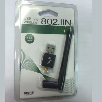 

USB Wireless Network Card 150M Mini WIFI Receiver Network Card Computer Adapter USB 2.0 With Antenna