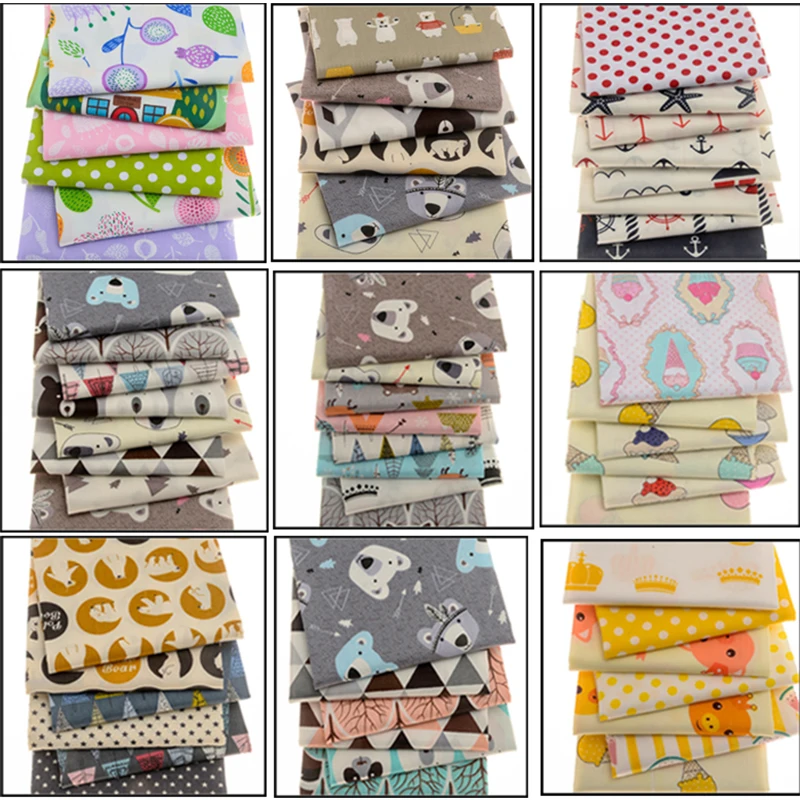 

54Pcs/Lot,100% Cotton Plain Green Printed Quilted Fabrics Set,Textile Patchwork,Fabric for Sewing,Tissue,Cloth,Tilda40x50cm