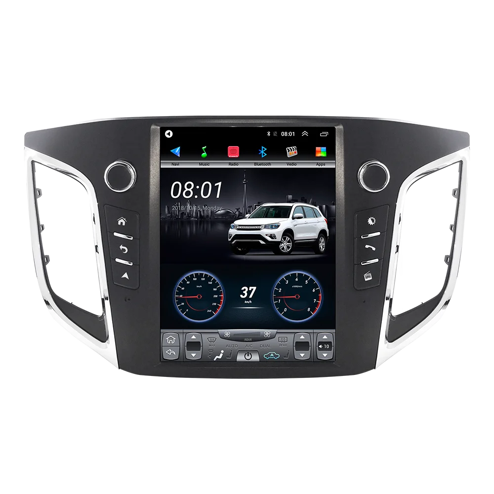 64G rom вертикальный экран android автомобильный gps мультимедийный видео радио плеер в тире для hyundai IX25 автомобильный навигатор