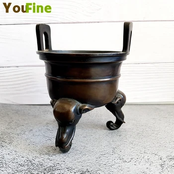 

Bronze incense burner, small elephant, three-legged incense burner, professional manufacturer of incense burner, multi-standard
