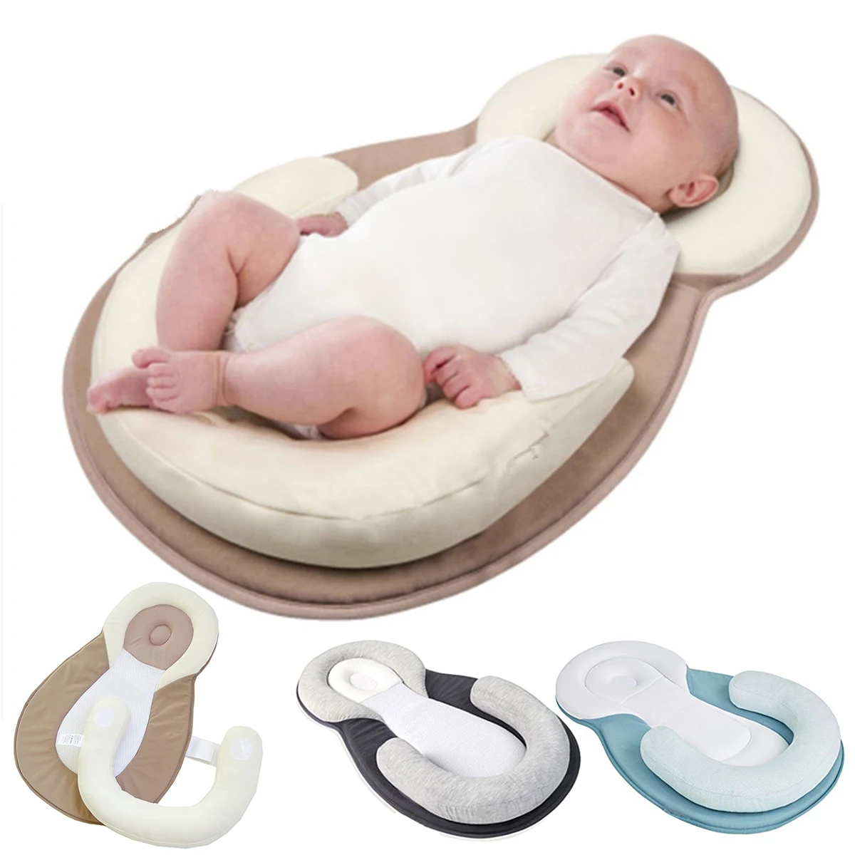 Детская кровать-матрас для детей, новорожденный, Подушка для домашнего питомца, для детей 0-12 месяцев, подушка для сна, защитная подушка