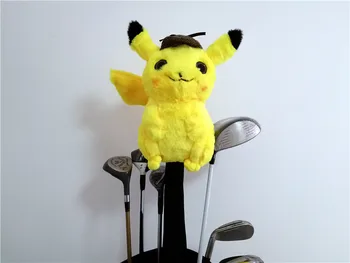 

Pikachu Driver Head Cover Plush Golf 460cc Wood Headcover Golf Club Accessory For Man Women
