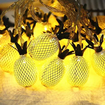 

1.5M Droop Metal LED Wire String Light Pineapple Fruit Fairy Lights Christmas Wedding Home Decorations Party Outdoor Night Light