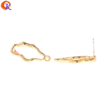 

Cordial Design 100Pcs 12*26MM Jewelry Accessories/Earring Stud/Irregular Shape/Hand Made/DIY Jewelry Making/Earring Findings