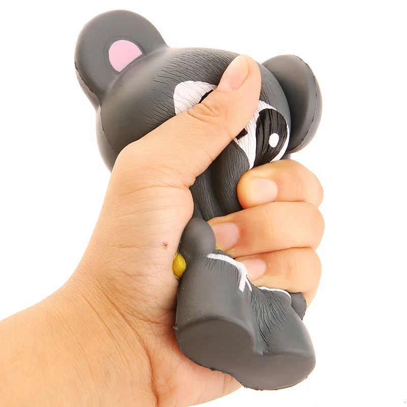 Jumbo 11 см Kawaii Ninja мягкое антистрессовое панда/медведь мягкий хлеб медленное увеличение веселья игрушки наруто для детей силиконовые формы для выпечки