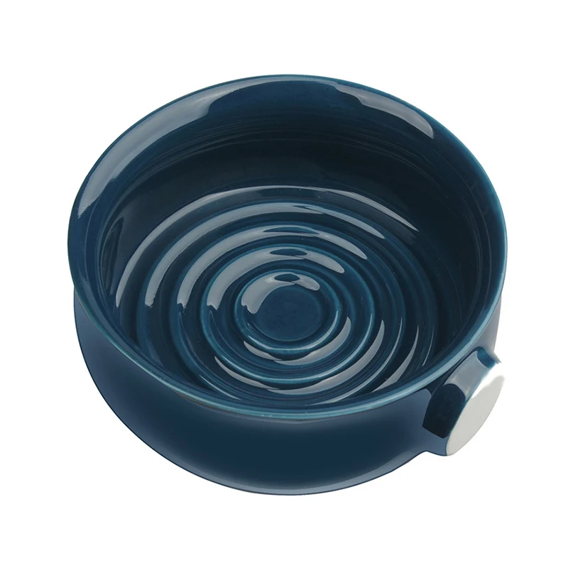 

ceramic blue Men's Shaving Mug Bowl Cup For Shave Brush and shaving Soap Bowl