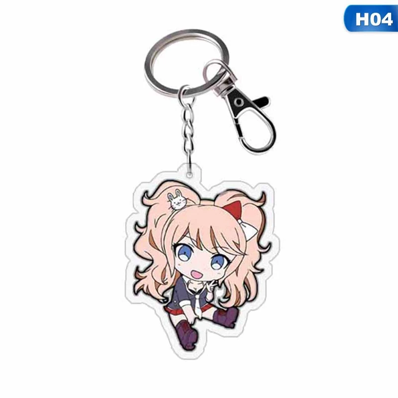 Аниме данганронпа Dangan Ronpa Komaeda Nagito акриловый брелок в виде фигуры брелок украшение Коллекция Модель игрушки Косплей - Цвет: H03