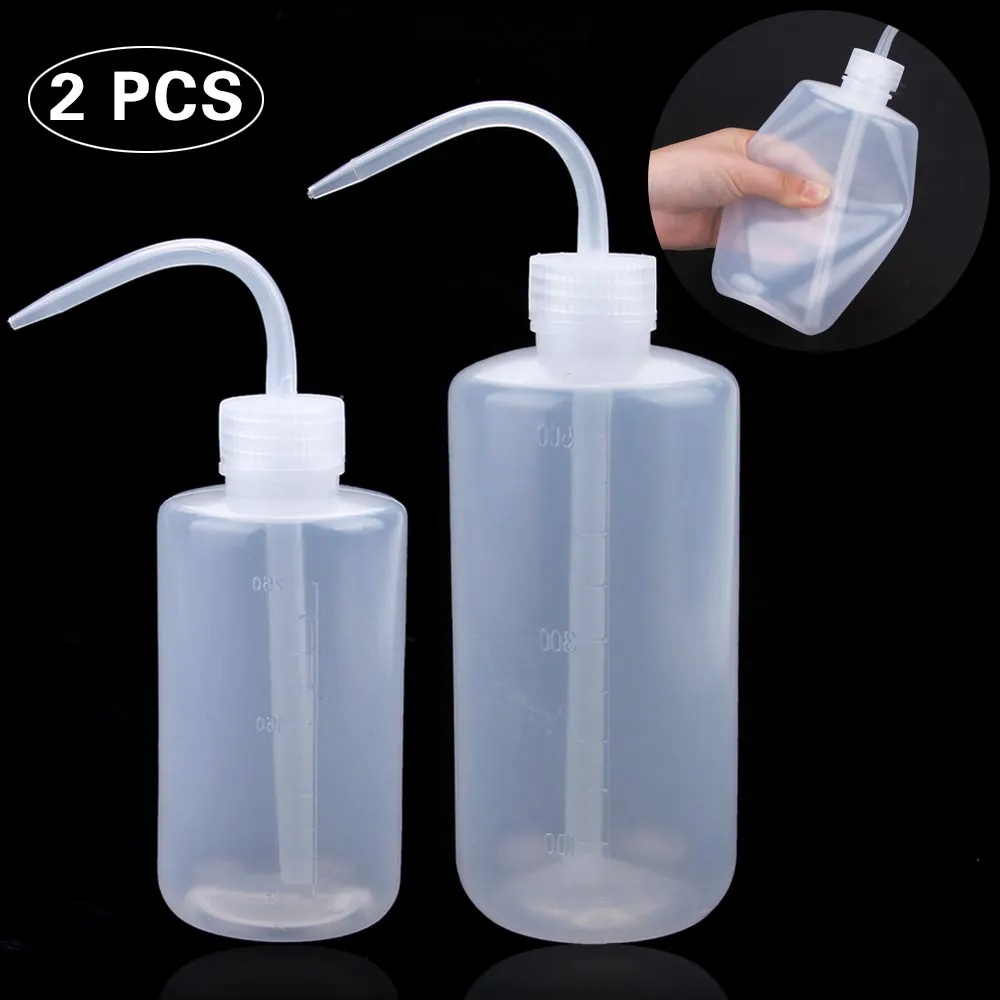 2pcs 500ml Plastic Tattoo  Bottle Diffusor Grüne Seife Wash Lab Supply 