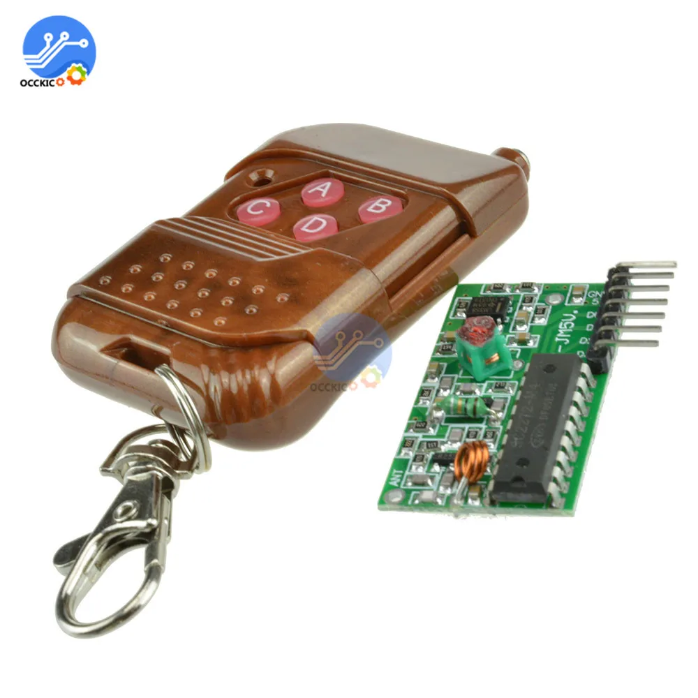 4 канальный комплект беспроводного управления IC2262/2272 Модульная плата кнопочный