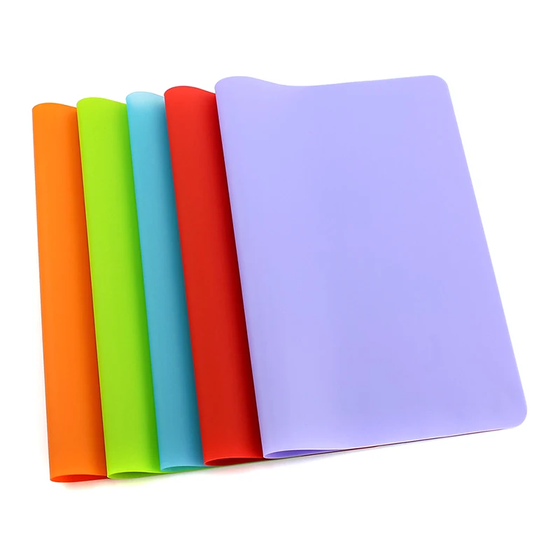 

Write Pads Soft silicone Writing Pad Non-Slip Solid Color Writing Mat School Supplies VH99