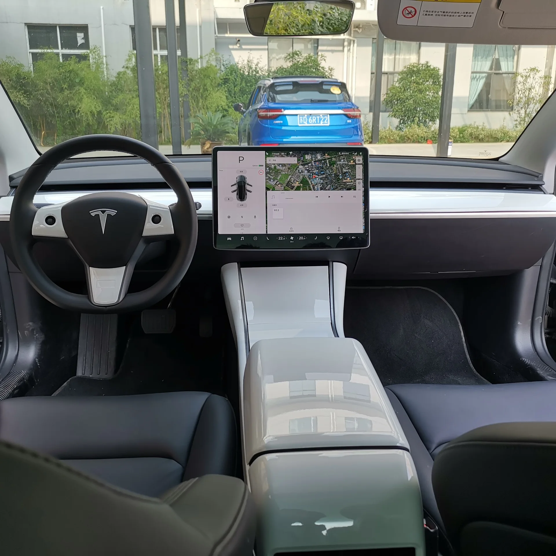 ABS пластик Подлокотник Накладка центральная консоль подушка для Tesla модель 3 18-19