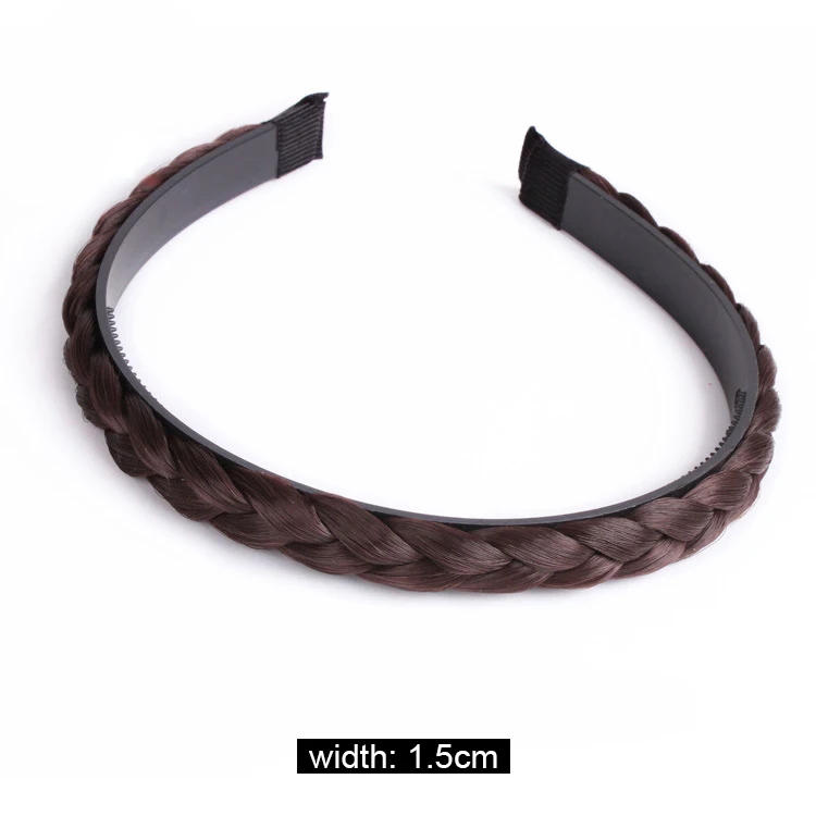 shein hair accessories Fashion Women Twist Hairbands Toothed Non-slip Headbands Girls Braid Hair Accessories Adjustable Head Band Bezel Headwear wide headbands for short hair